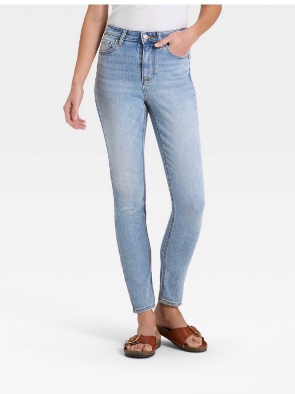 Universal Thread Light Blue High-Rise Skinny Jeans - Women's Size 4 NWT